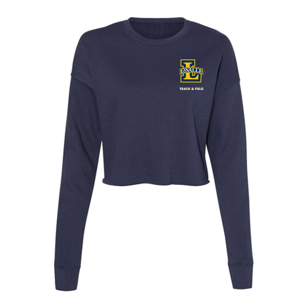 La Salle - NCAA Men's Track & Field : Kenji Samuel - Women's Cropped Crew Fleece-0