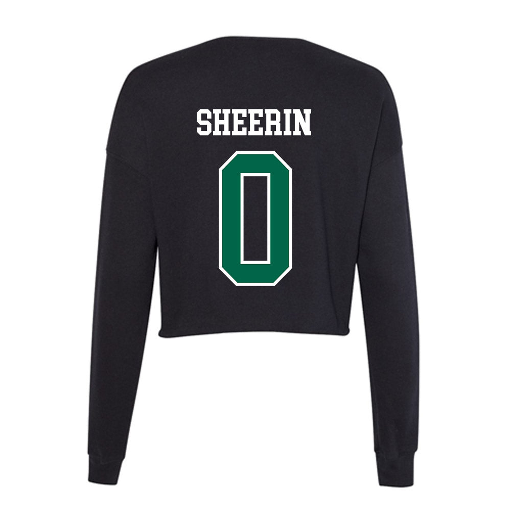 Siena - NCAA Men's Cross Country : Tommy Sheerin - Women's Cropped Crew Fleece-1