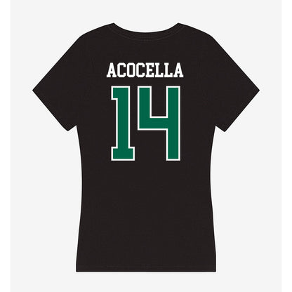 Siena - NCAA Men's Soccer : Nico Acocella - Women's V-Neck T-Shirt-1