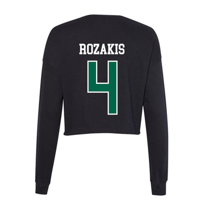 Siena - NCAA Baseball : Billy Rozakis - Women's Cropped Crew Fleece-1