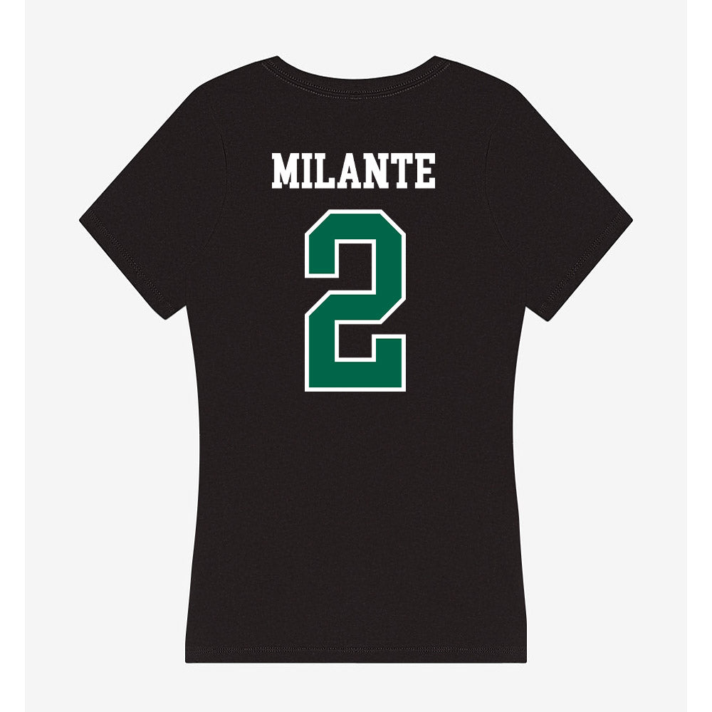Siena - NCAA Softball : Ella Milante - Women's V-Neck T-Shirt-1