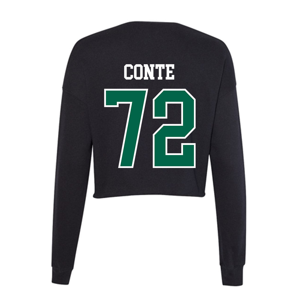 Siena - NCAA Baseball : Giovanni Conte - Women's Cropped Crew Fleece-1