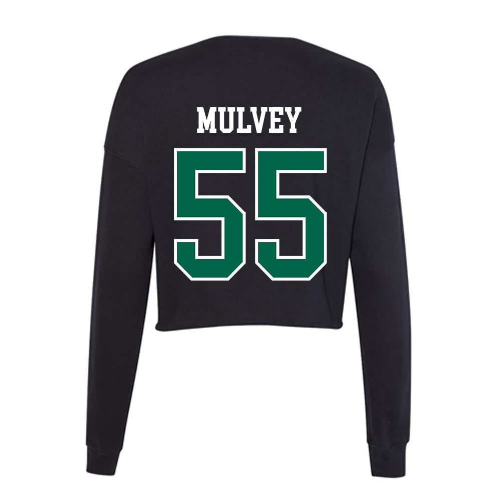 Siena - NCAA Men's Basketball : Riley Mulvey - Women's Cropped Crew Fleece-1
