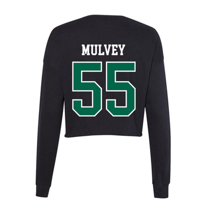 Siena - NCAA Men's Basketball : Riley Mulvey - Women's Cropped Crew Fleece-1