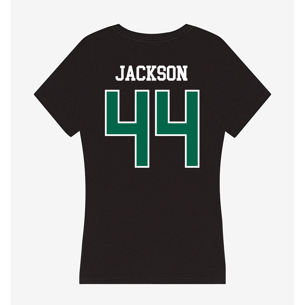 Siena - NCAA Men's Basketball : Marcus Jackson - Women's V-Neck T-Shirt-1