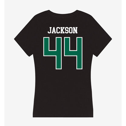 Siena - NCAA Men's Basketball : Marcus Jackson - Women's V-Neck T-Shirt-1