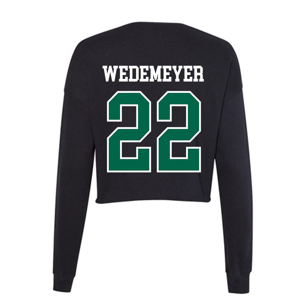 Siena - NCAA Women's Basketball : Genevive Wedemeyer - Women's Cropped Crew Fleece-1