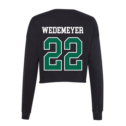Siena - NCAA Women's Basketball : Genevive Wedemeyer - Women's Cropped Crew Fleece-1