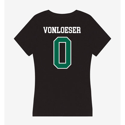 Siena - NCAA Women's Soccer : Addison VonLoeser - Women's V-Neck T-Shirt-1