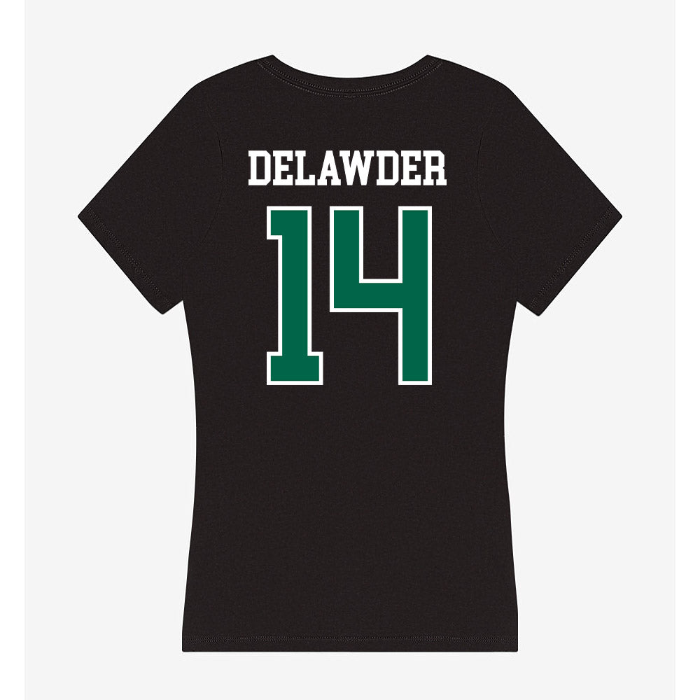 Siena - NCAA Softball : Cali DeLawder - Women's V-Neck T-Shirt-1
