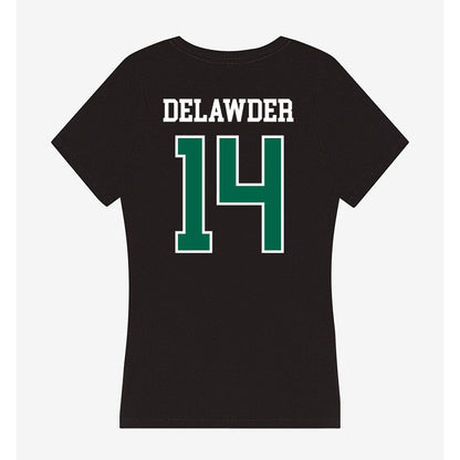 Siena - NCAA Softball : Cali DeLawder - Women's V-Neck T-Shirt-1