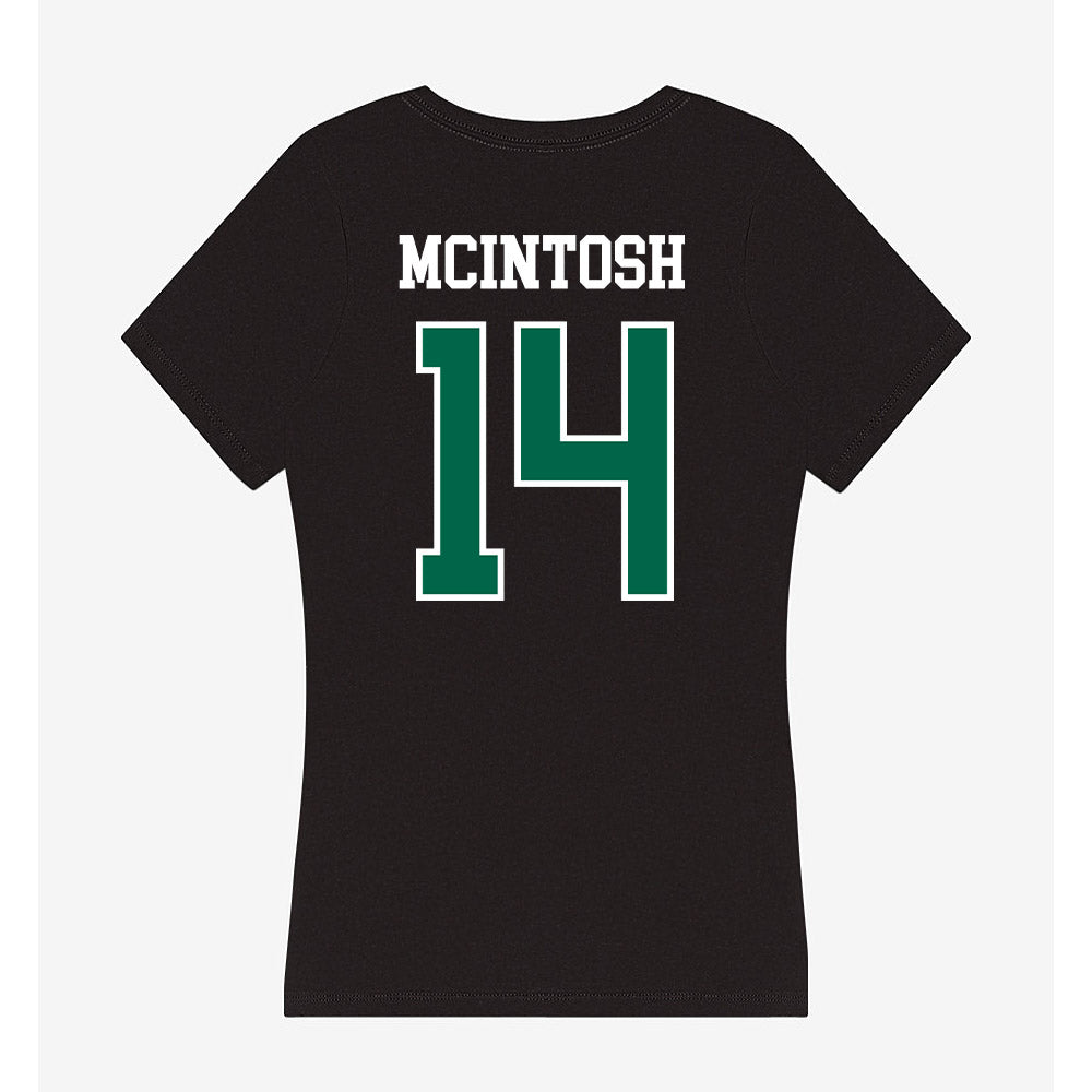 Siena - NCAA Baseball : Lawson McIntosh - Women's V-Neck T-Shirt-1