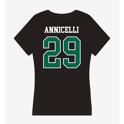 Siena - NCAA Men's Lacrosse : Doug Annicelli - Women's V-Neck T-Shirt-1