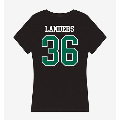 Siena - NCAA Men's Lacrosse : Christopher Landers - Women's V-Neck T-Shirt-1