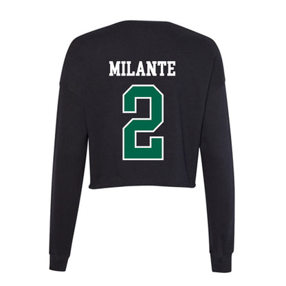 Siena - NCAA Softball : Ella Milante - Women's Cropped Crew Fleece-1