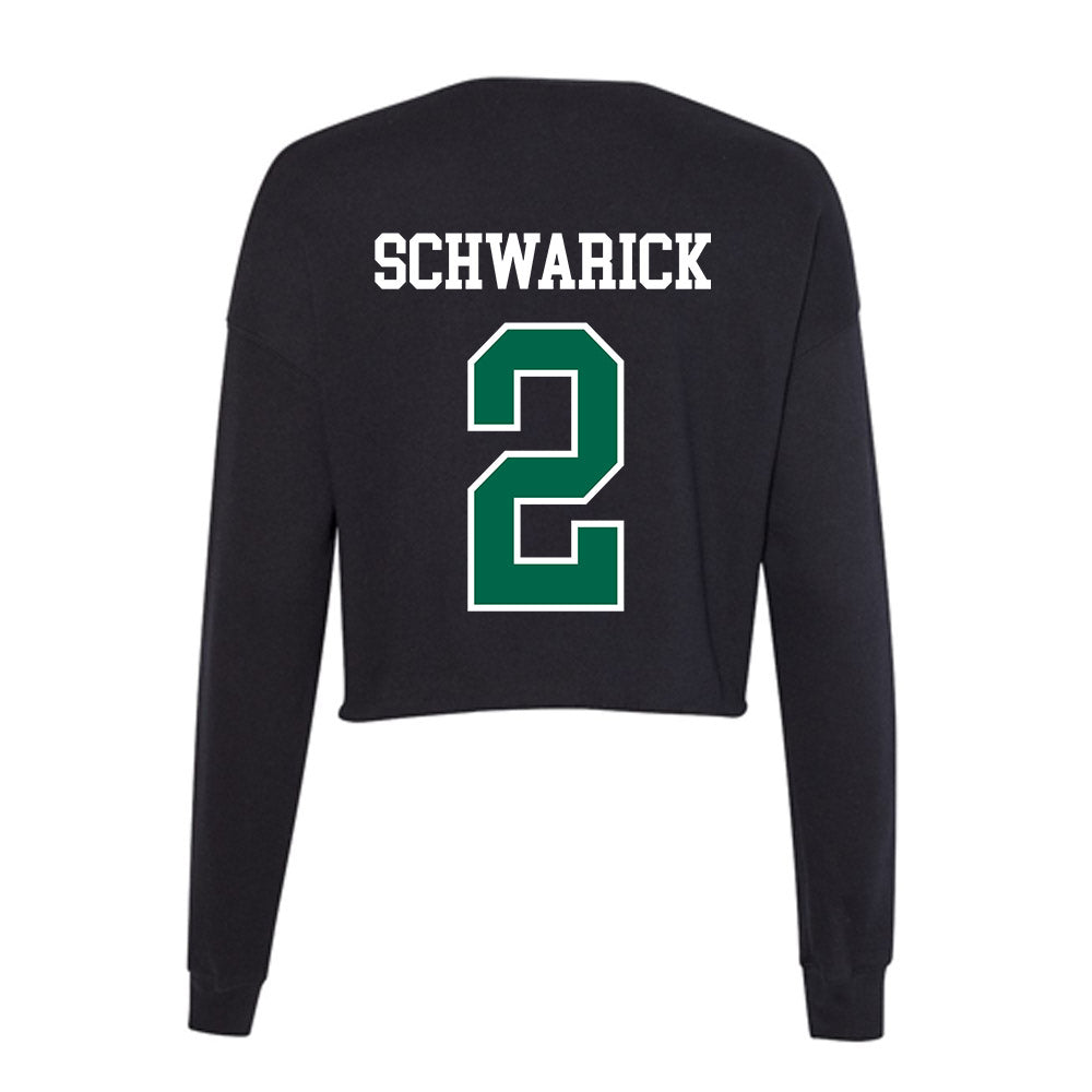Siena - NCAA Baseball : William Schwarick - Women's Cropped Crew Fleece-1