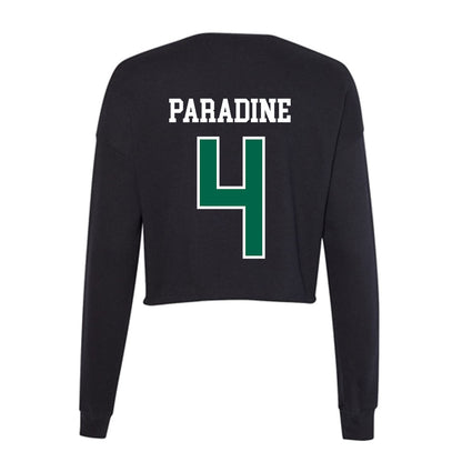 Siena - NCAA Baseball : Aidan Paradine - Women's Cropped Crew Fleece-1