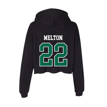 Siena - NCAA Softball : Lauren Melton - Women's Crop Fleece Hoodie-1