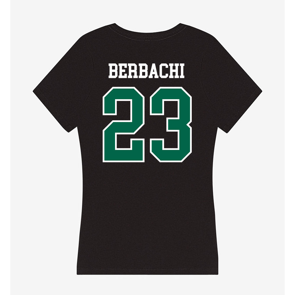 Siena - NCAA Men's Soccer : Rayan Berbachi - Women's V-Neck T-Shirt-1