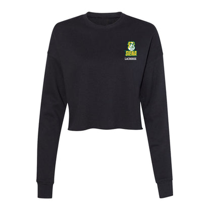Siena - NCAA Women's Lacrosse : Lauren O'Hagan - Women's Cropped Crew Fleece-0