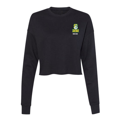 Siena - NCAA Women's Soccer : Catherine Rogers - Women's Cropped Crew Fleece-0