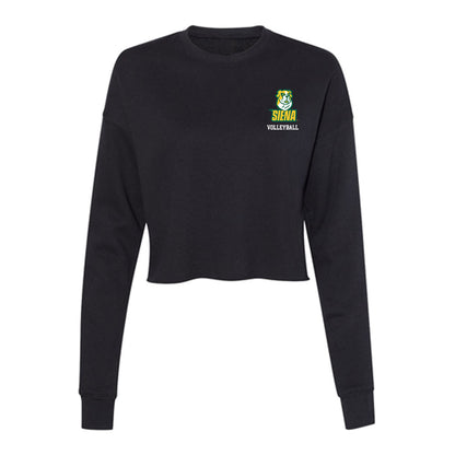 Siena - NCAA Women's Volleyball : John Clifford - Women's Cropped Crew Fleece-0