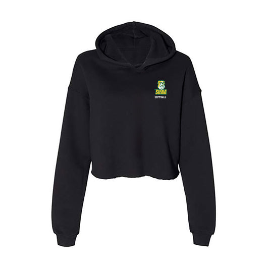 Siena - NCAA Softball : Lauren Melton - Women's Crop Fleece Hoodie-0