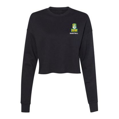 Siena - NCAA Women's Basketball : Azera Gates - Women's Cropped Crew Fleece-0