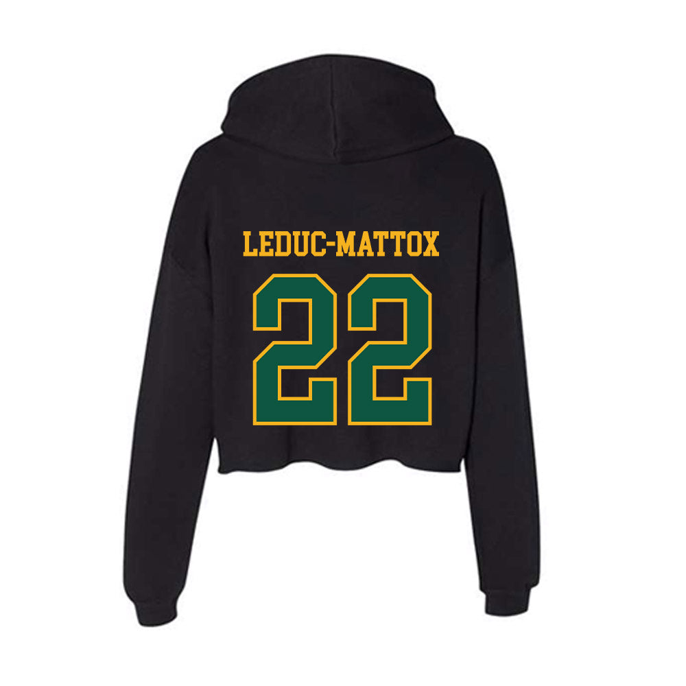 William & Mary - NCAA Football : Branson Leduc-Mattox - Women's Crop Fleece Hoodie-1