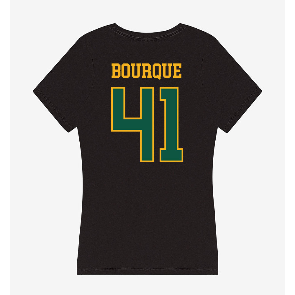 William & Mary - NCAA Baseball : Tom Bourque - Women's V-Neck T-Shirt-1