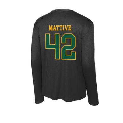 William & Mary - NCAA Football : Cade Mattive - Activewear Long Sleeve T-Shirt-1