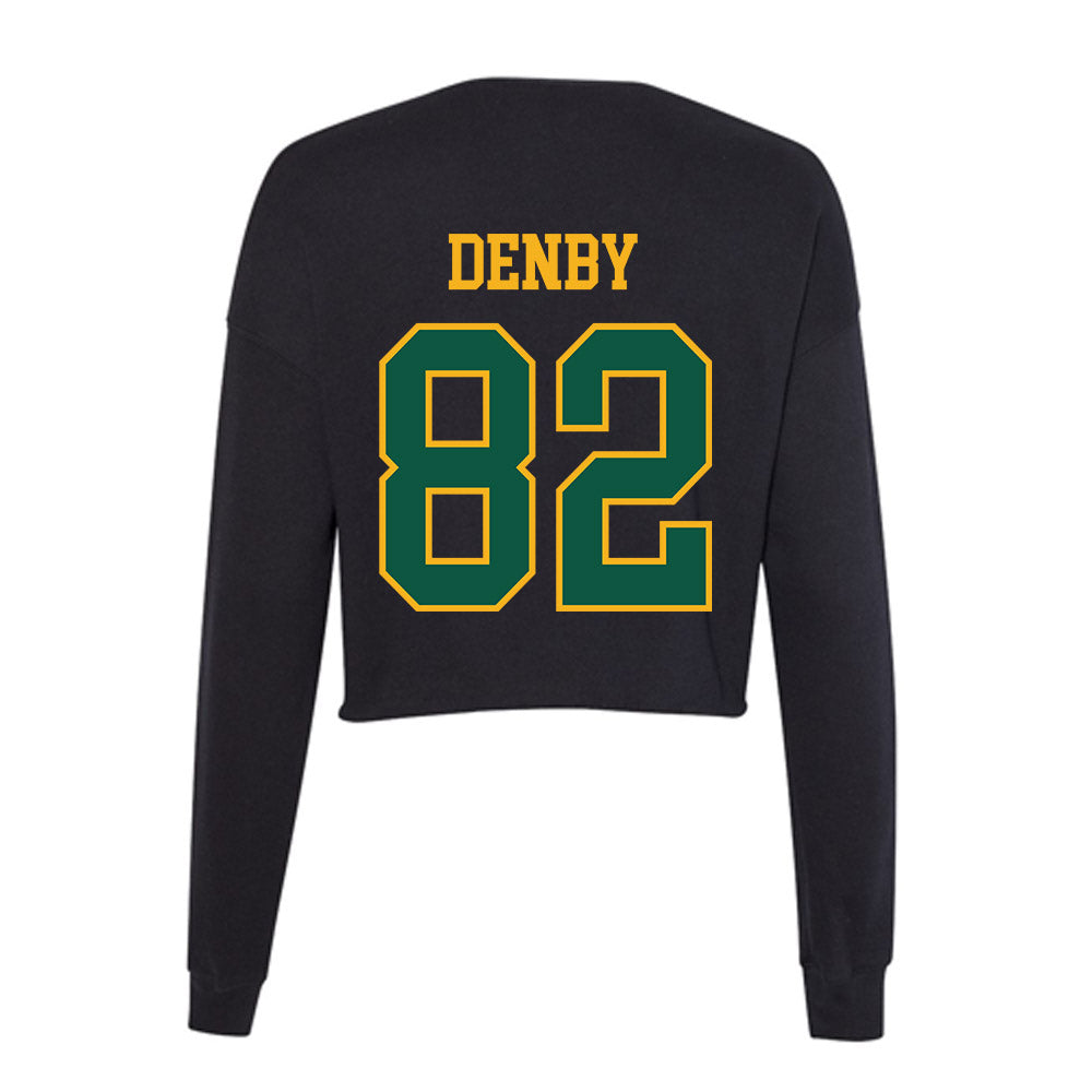 William & Mary - NCAA Football : Benny Denby - Women's Cropped Crew Fleece-1