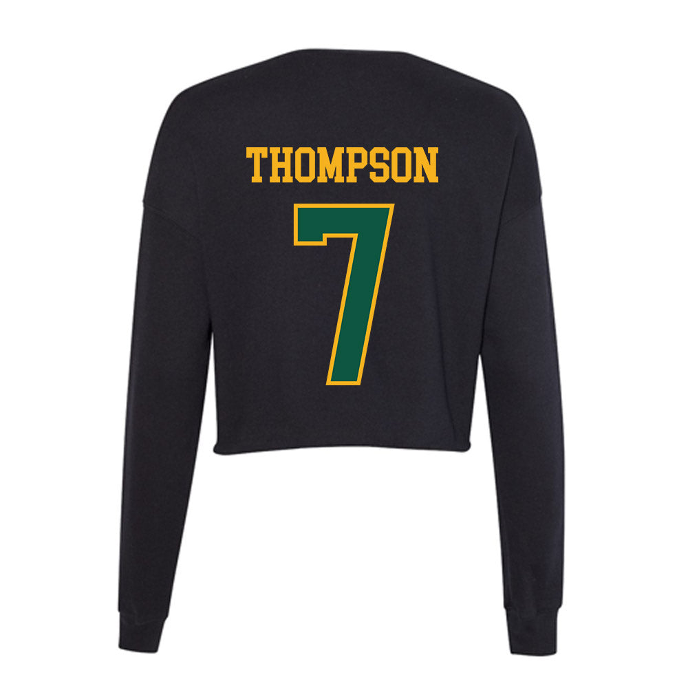 William & Mary - NCAA Football : Deven Thompson - Women's Cropped Crew Fleece-1