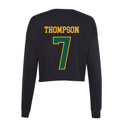 William & Mary - NCAA Football : Deven Thompson - Women's Cropped Crew Fleece-1