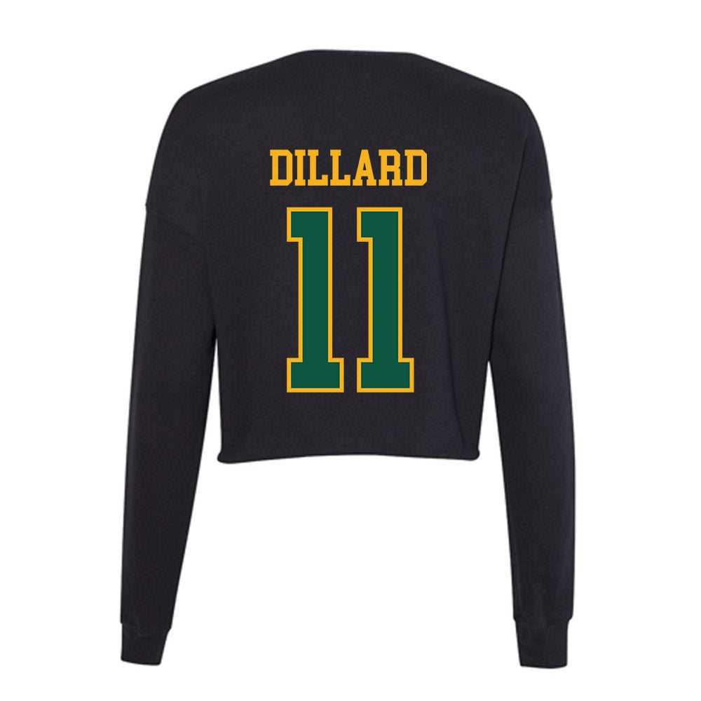 William & Mary - NCAA Football : Xavier Dillard - Women's Cropped Crew Fleece-1