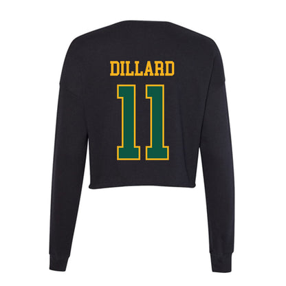 William & Mary - NCAA Football : Xavier Dillard - Women's Cropped Crew Fleece-1