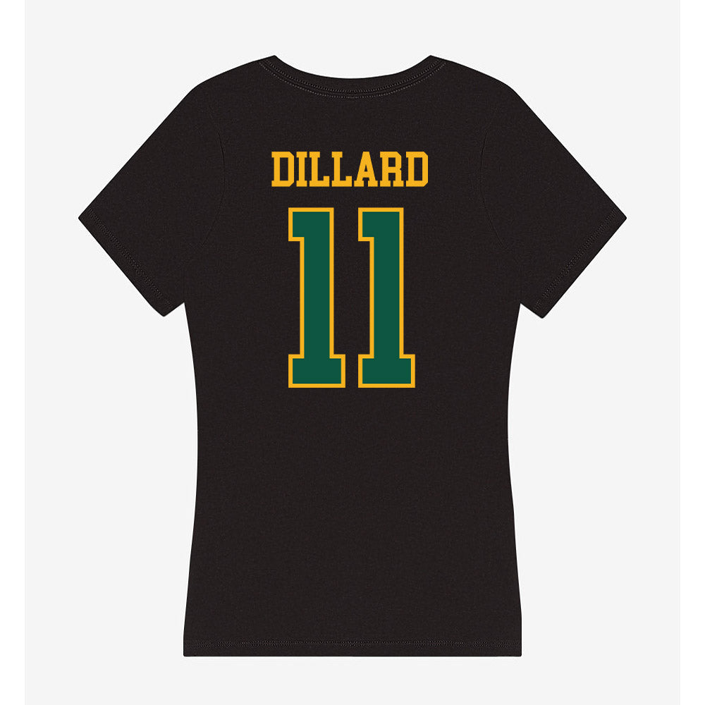 William & Mary - NCAA Football : Xavier Dillard - Women's V-Neck T-Shirt-1