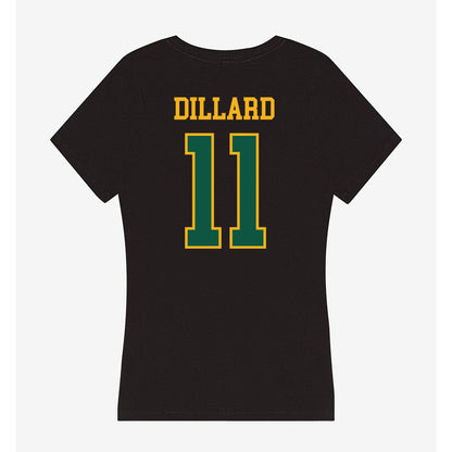 William & Mary - NCAA Football : Xavier Dillard - Women's V-Neck T-Shirt-1