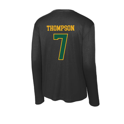 William & Mary - NCAA Football : Deven Thompson - Activewear Long Sleeve T-Shirt-1