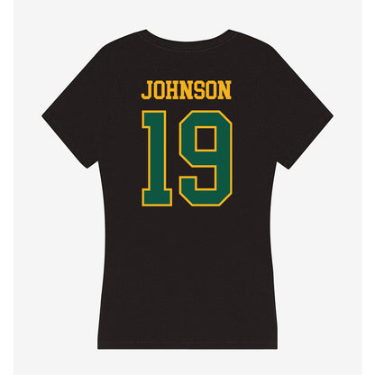 William & Mary - NCAA Football : Harrison Johnson - Women's V-Neck T-Shirt-1