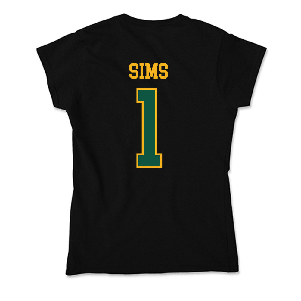 William & Mary - NCAA Football : Tariq Sims - Soft Style Women’s T-Shirt-1