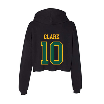 William & Mary - NCAA Football : Leon Clark - Women's Crop Fleece Hoodie-1