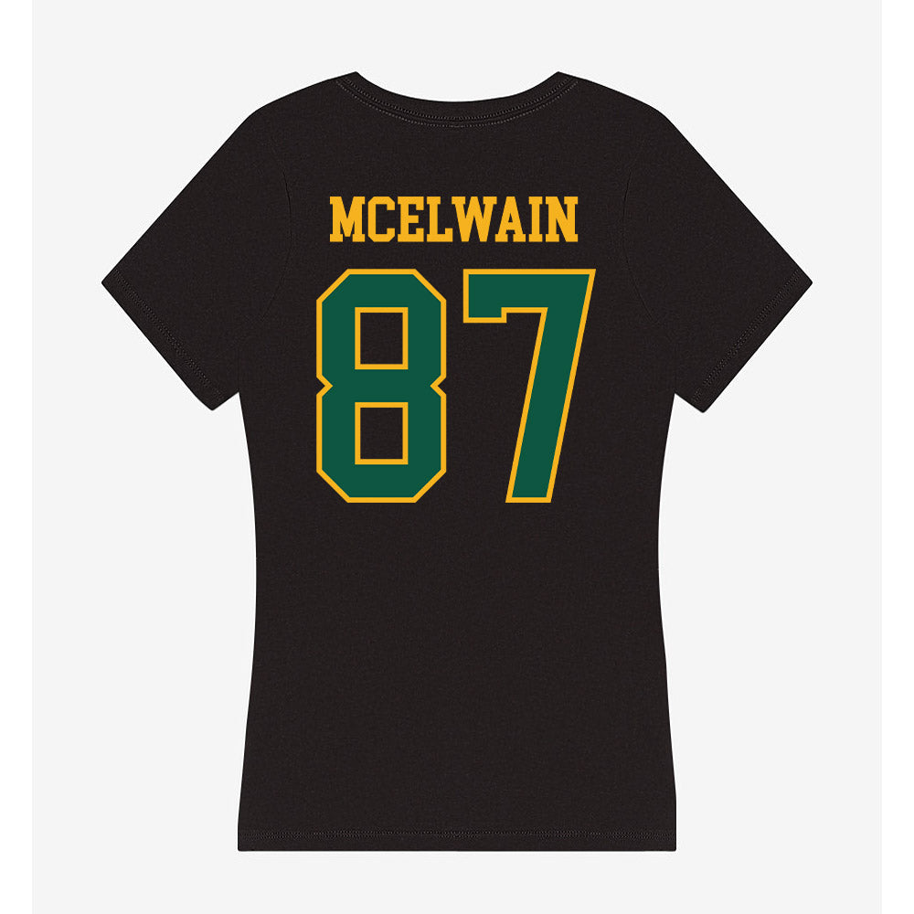 William & Mary - NCAA Football : Sean McElwain - Women's V-Neck T-Shirt-1