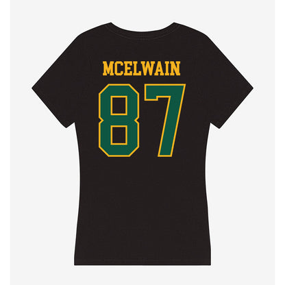 William & Mary - NCAA Football : Sean McElwain - Women's V-Neck T-Shirt-1