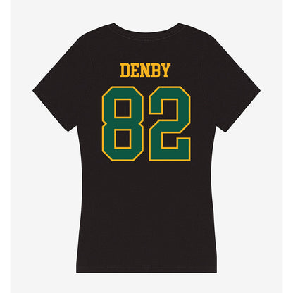 William & Mary - NCAA Football : Benny Denby - Women's V-Neck T-Shirt-1
