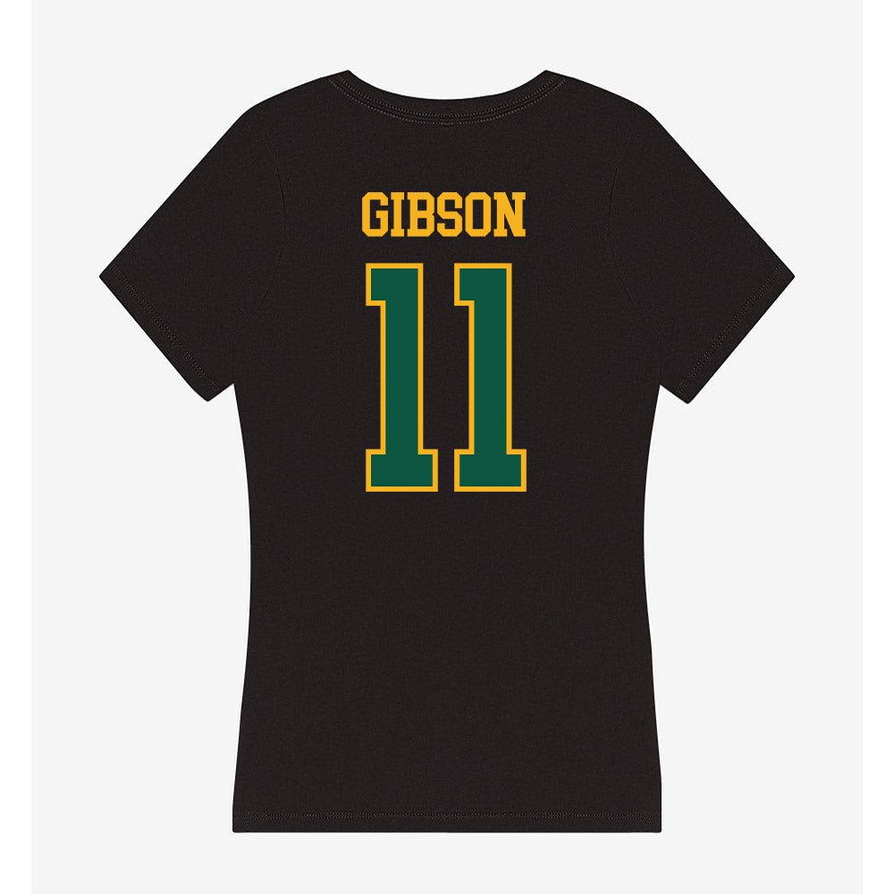 William & Mary - NCAA Women's Basketball : Aislinn Gibson - Women's V-Neck T-Shirt-1