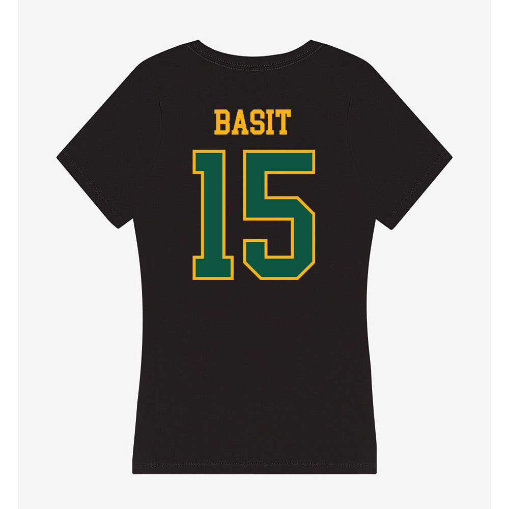 William & Mary - NCAA Women's Basketball : Amelia Basit - Women's V-Neck T-Shirt-1