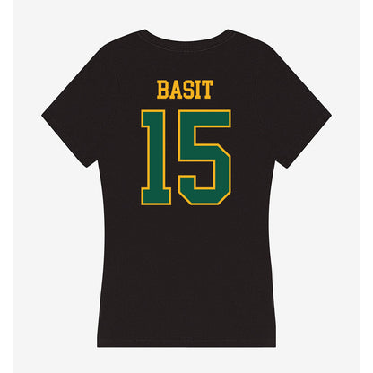 William & Mary - NCAA Women's Basketball : Amelia Basit - Women's V-Neck T-Shirt-1