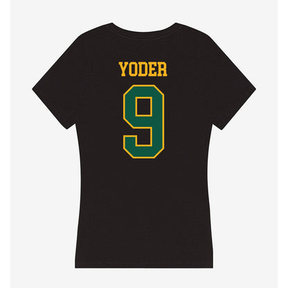 William & Mary - NCAA Football : Bronson Yoder - Women's V-Neck T-Shirt-1