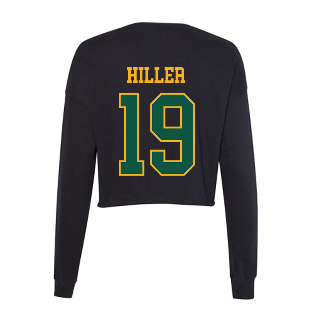 William & Mary - NCAA Football : Justin Hiller - Women's Cropped Crew Fleece-1